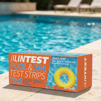 Bandelettes de test d'eau portables 7 en 1, 100 pièces, accessoires OEM pour piscine, spa, bain à remous, test du chlore et du pH