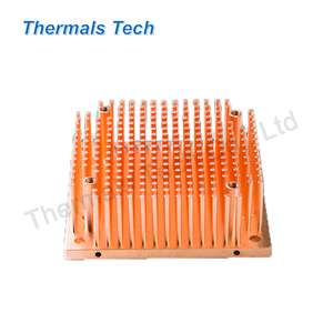 แผงระบายความร้อนขาครีบทองแดงแท้ขนาด38.9*38.9มม. สำหรับซีพียูมาตรฐาน - Product Image 2