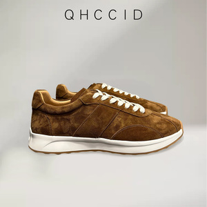 Zapatillas Casuales de Gamuza Qhccid para Hombre, con Suela de Goma de Tacón Bajo y Amortiguación, Estilo para Caminar - Product Image 5