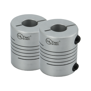 Yüksek kaliteli metalik bahar kaplin alüminyum alaşımlı malzeme ile D15L20 D20L25 mil çapı 6-10 bağlayıcı stok - Product Image 2