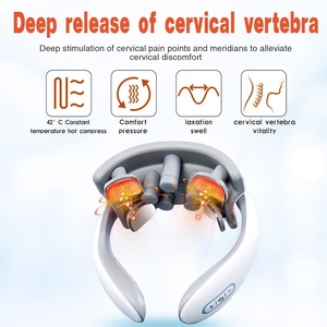 Masajeador Eléctrico Inteligente de Cuello y Espalda de Alta Calidad para Relajar y Aliviar los Músculos, Dispositivo Eléctrico de Calor para Hombros y Cuello - Product Image 1