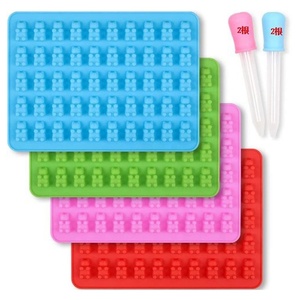 Moldes de dulce de azúcar, resistentes a altas temperaturas, moldes de silicona de grado alimenticio, utensilios para hornear rosquillas de amor de dibujos animados <span class=keywords><strong>caseros</strong></span> - Product Image 1
