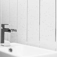 Revêtements muraux et panneaux de plafond modernes pour hôtels, en PVC brillant, ignifuges, imperméables et isolants thermiquement