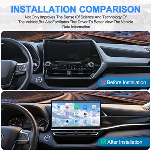 Navihua New 15.6'' Android Car Radio GPS DSP Multimedia Carplay <b>Auto</b> Stereo for Toyota Crown Kluger/Highlander 2022-2025 to 2026 - Product Image 3
