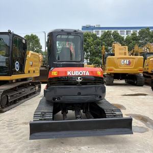รถขุดขนาดเล็ก Kubota U55-4 มือสอง ระบบไฮดรอลิก แบบตีนตะขาบ ใช้งานน้อย ราคาถูก ขาย - Product Image 5