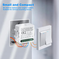 Module d'interrupteur intelligent WiFi 1 ou 2 voies avec variateur de lumière, charge maximale 150W pour lampe dimmable, compatible Tuya Smart Life