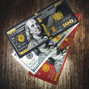 B-075 Billetes Falsos Negros de Dólar Estadounidense al por Mayor, Billetes Coleccionables No Monetarios, Billetes de Recuerdo del Día de los Inocentes - Product Image 3