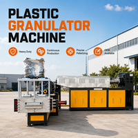 Granulateur de plastique à vis simple certifié CE, haute capacité, pour le recyclage des déchets PP PE ABS PS