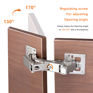 Thủy Lực Mềm Đóng Giấu Bản Lề Đồ Nội Thất Hiện Đại Cửa Ẩn Bản Lề Có Thể Điều Chỉnh Góc Bản Lề Cho Tủ, Tủ Quần Áo, Tủ Quần Áo - Product Image 6