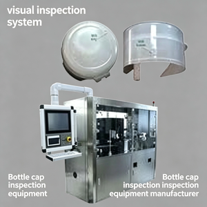 Détecteur de bouchons de bouteilles pour inspection visuelle avec tri automatique et rejet, vérification des défauts de bavures, de fissures et de défauts de surface des bords - Product Image 1