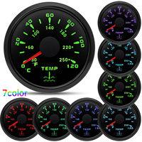 Juego de 6 Indicadores de Velocidad GPS de 85 mm, 0-80 MPH, 8000 RPM, para Automóvil, Barco, Camión, Impermeable, con Sensores