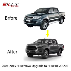 Kit de Conversión de Parachoques Delantero de Alta Calidad KLT para Hilux <span class=keywords><strong>Vigo</strong></span> 2004-2015, Actualización a Hilux Revo 2021 - Product Image 6