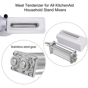 Attendrisseur de viande pour tous les batteurs sur socle ménagers <span class=keywords><strong>KitchenAid</strong></span> et Cuisinart-Accessoire pour batteurs avec engrenages en acier inoxydable - Product Image 5