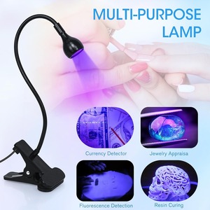 Lámpara UV <span class=keywords><strong>para</strong></span> <span class=keywords><strong>uñas</strong></span>, <span class=keywords><strong>luz</strong></span> de 3W <span class=keywords><strong>para</strong></span> <span class=keywords><strong>uñas</strong></span>, cuello de cisne, abrazadera Led <span class=keywords><strong>para</strong></span> curado <span class=keywords><strong>ultravioleta</strong></span>, <span class=keywords><strong>Luz</strong></span> Portátil, secador de entrada USB con 4 niveles de atenuación - Product Image 3
