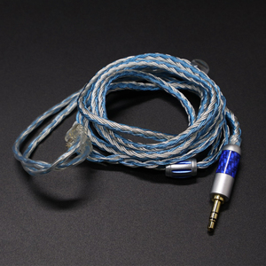 Câble HIFI pour écouteurs intra-auriculaires ND D2, câble de musique 16 brins 3,5 mm 2 broches plaqué argent, câble de mise à niveau pour <span class=keywords><strong>KZ</strong></span> CCA TRN QKZ CVJ - Product Image 2