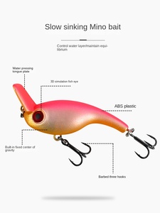 Naufrage Crankbait Pêche <span class=keywords><strong>Minnow</strong></span> 35/55mm 2.5/7.5g Pêche Shad Leurre Flutter Plongée Basse Leurre Truite Leurre - Product Image 3