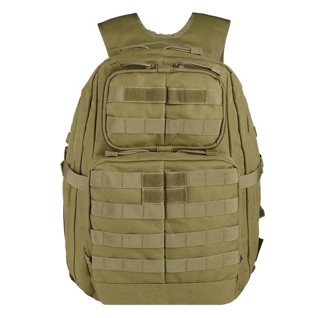Men's Tactical Attack Backpack Large Capacity Camouflage Outdoor Travel Bag with Zipper Closure Durable EVA Material Waterproof