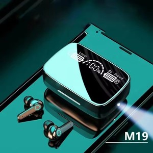 Linx M19 Tws auricolari per la musica con torcia <span class=keywords><strong>e</strong></span> carica auricolare per telefono cellulare senza fili dal produttore di cuffie - Product Image 1