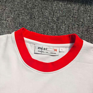 <span class=keywords><strong>T</strong></span>-<span class=keywords><strong>shirt</strong></span> da donna vestibilità aderente, all'ingrosso, basic, ricamate, leggere, crop top da ragazza, a manica corta, fornitore di stampa - Product Image 3