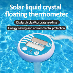 Thermomètre solaire numérique sans fil à double <span class=keywords><strong>sonde</strong></span> pour <span class=keywords><strong>piscine</strong></span> Instrument flottant de température d'eau intérieure/extérieure en plastique OEM Export - Product Image 2