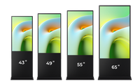 OEM 49 İnç Kapasitif Dokunmatik Ekranlı Ayaklı Kiosk Android Reklam Ekranı Bulut Tabanlı CMS RDM Kapalı Alanlar İçin Alışveriş Merkezi Otel Kullanımına Uygun