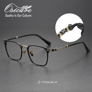 Gran oferta, marca de diseñador, Lunette De Readimg, lentes clásicos puros, <span class=keywords><strong>gafas</strong></span> huecas, Lunette, <span class=keywords><strong>gafas</strong></span> De lujo, monturas De <span class=keywords><strong>gafas</strong></span> De titanio - Product Image 2