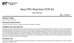 Kit de PCR en temps réel Getein <span class=keywords><strong>Akso</strong></span> FPV pour le diagnostic auxiliaire de la peste feline chez les chats - Product Image 2