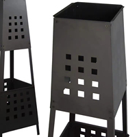 Poêle à bois autoportant pour camping, foyer extérieur, brûleur à bois