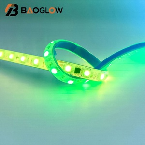 ไฟ LED กันน้ำ IP68 แบบเส้นสี่เส้น สีรุ้ง 24V 12V RGB SMD5050 60led/m แผงวงจร PCB ขนาด 10 มม. ไฟ LED อัจฉริยะ ขายส่ง - Product Image 2