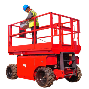 8M 10M Diesel/Batterij Power Mobiele Zelfrijdende Schaarlift Hydraulische Man <span class=keywords><strong>Lift</strong></span> Voor Verkoop - Product Image 1