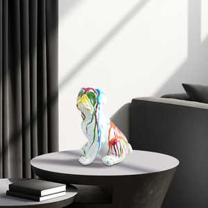Escultura de Perro <span class=keywords><strong>Bulldog</strong></span> Francés de Resina Pintada a Mano con Tinta Estilo Europeo-<span class=keywords><strong>Americano</strong></span>, Tamaño Real, Personalizada - Product Image 5