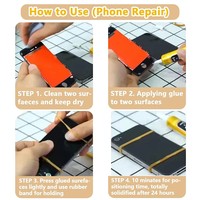 Colle liquide adhésive noire pour réparation de téléphones portables et tablettes, 50 ml, modèle 085-BLE-T7000-50ML, forte adhérence, viscosité moyenne, aiguille fine