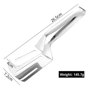 Spatule en acier inoxydable épaissie <span class=keywords><strong>de</strong></span> qualité alimentaire pour cuisine à usage domestique; pour Steak Barbecue Fish Oil-Draining-Premium Metal Tool - Product Image 6
