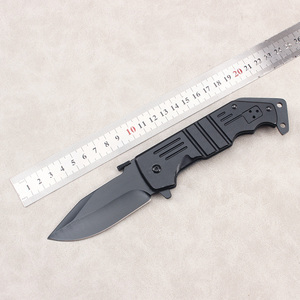 سكين متعدد الوظائف قابل للطي من الفولاذ المقاوم للصدأ، قابل للتخصيص حسب الطلب، مناسب للاستخدامات الخارجية والتخييم والبقاء على قيد الحياة في حالات الطوارئ - Product Image 1