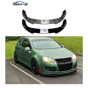 Auto-Body-Kits aus Glänzend Schwarzem ABS-Kunststoff Frontstoßstangenlippe Frontspoiler für <span class=keywords><strong>VW</strong></span> Golf <span class=keywords><strong>MK5</strong></span> GTI Jetta <span class=keywords><strong>MK5</strong></span> GLI - Product Image 1