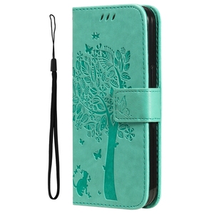 Étui à rabat en PU design arbre avec fentes pour cartes pour Moto Edge 30, pour <span class=keywords><strong>Sony</strong></span> <span class=keywords><strong>Xperia</strong></span> 10 IV étui portefeuille - Product Image 3