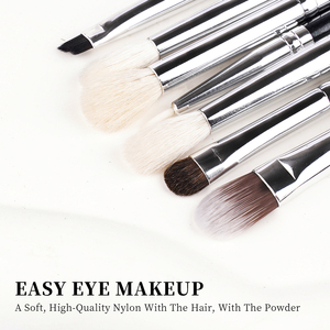 Pinceaux de maquillage pour le visage MEDELL, poils synthétiques vegan de haute qualité, manche en bois, couleur noire, étiquette privée personnalisée, 15 pièces - Product Image 2