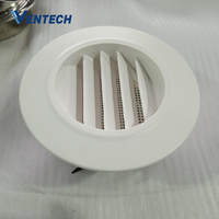 VDV-A6 Diffuseur d'air de retour rond en plastique moderne pour système de ventilation, type disque, pour plafond