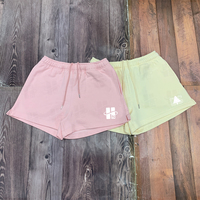 Pantalones Cortos Deportivos Holgados de Alta Calidad para Mujer, Cintura Media con Cordón Ajustable, Antipilling, Forro Polar Sólido, Ecológicos