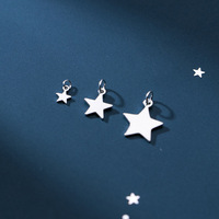 Amiee Charm Accessoires Bijoux En Gros En Argent Sterling 925 DIY Étoiles Pendentifs