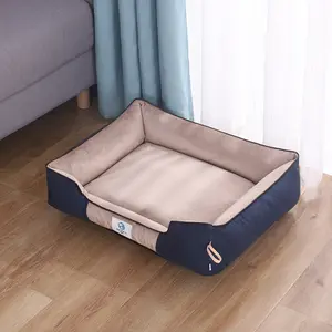 Cojín ortopédico de espuma viscoelástica para cama de perro y gato, suave, lavable, de lujo, respetuoso con el medio ambiente