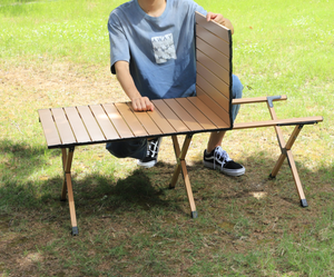 Fold up Lightweight - Aluminum Roll up Portable Folding Camp Picnic <strong>Table</strong>,4 Ft <strong>Small</strong> Collapsible/Folding <strong>Camping</strong> <strong>Table</strong> - Product Image 5