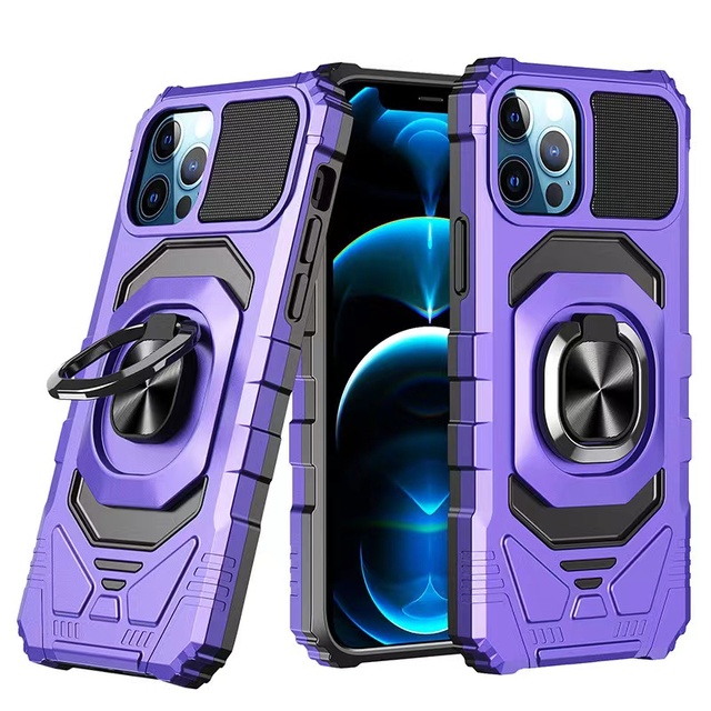For Apple iPhone 14 13 15 Pro Max Back Cover Ring Holder Alliance Strong Protective Wholesale Armor Cell Phone Case Shockproof