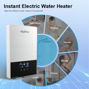 Systèmes de technologie de sécurité pour <span class=keywords><strong>chauffe</strong></span>-<span class=keywords><strong>eau</strong></span> électrique instantané avec protection de température, protection contre le chauffage à sec et protection IPX4 - Product Image 2