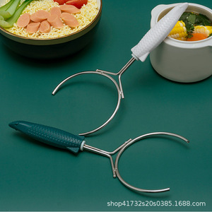 Pinzas para Ollas Anti-Quemaduras Kk, Extra Grandes, Blancas, Multifuncionales, para Estufas de Leña - Product Image 3