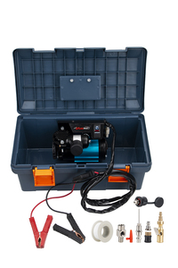 PAC-12S Nhà Sản Xuất Trung Quốc Xách Tay <span class=keywords><strong>12V</strong></span> Lốp <span class=keywords><strong>Inflator</strong></span> Xe Lốp Máy Nén Khí Thổi Phồng Bơm - Product Image 2