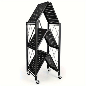 Estanterías Plegables y Expandibles de 5 Niveles, Estantes Metálicos Ajustables y Colapsables para Almacenamiento - Product Image 4