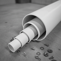 Tuyau de Conduite Isolante en PVC pour Commandes en Gros, Résistant à la Corrosion, Conduit Électrique en UPVC pour la Décoration Intérieure, Tube Électrique en PVC