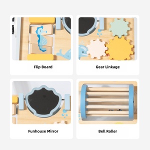 Jouet de <span class=keywords><strong>marche</strong></span> multifonctionnel scientifique en <span class=keywords><strong>bois</strong></span> pour bébés et tout-petits, sûr et éducatif, de haute qualité, pour l'apprentissage précoce des enfants - Product Image 2