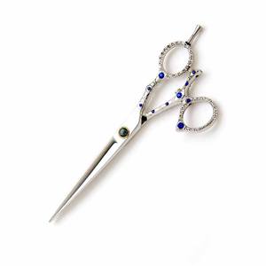 Tijeras de aseo para mascotas con mango de lujo, hoja afilada con anillo ajustable, tijera de aseo para mascotas de acero y Metal - Product Image 4